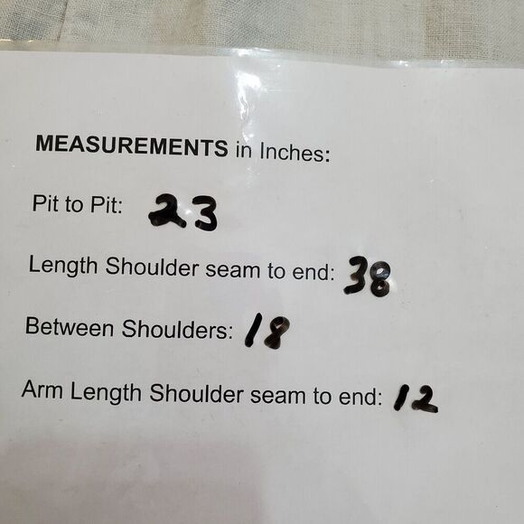 Blue Fish Size 1 Linen tie Front Tunic 5306 Contrast Cardi Dew-P Hand Printed - Picture 5 of 16